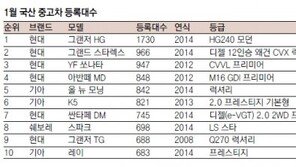 [CAR&TECH]새해 맞아 활기찾은 중고차시장… 중형급 세단·SUV 문의 많아