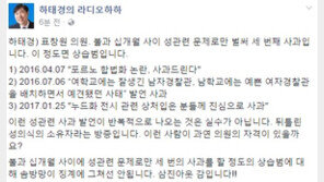 하태경 “표창원 성(性) 문제 상습범…뒤틀린 성의식 소유자” 독설