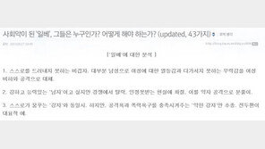 일베 회원 “선화예고생 성폭행”…‘일베’는 어떤 단체? 표창원 “약자 공격으로 분풀이”