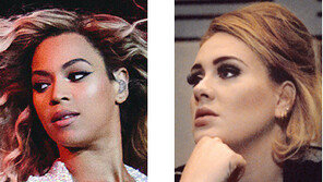 미국의 비욘세냐, 영국의 아델이냐