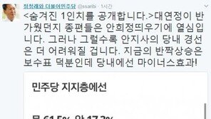 정청래, 안희정 ‘대연정’에 “잘나갈 때 조심, 한방에 훅가…반짝 상승은 보수 덕”