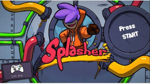 "페인트 공장의 독재자를 타도하라!" 화끈한 2D 액션게임 '스플래셔' 한글판 출시