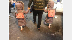 “할머니 병문안 가는 중”…정형돈, 쌍둥이 딸 유주·유하 공개