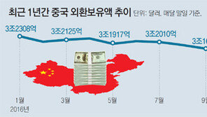“中 외환보유 적정액까진 아직 여유” 시장 차분