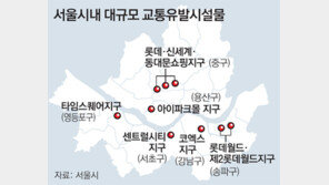혼잡 유발 대형쇼핑몰 9곳 교통현황 조사