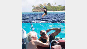 카이트서핑 즐기며… 오바마 퇴임 후 ‘꿀맛 인생’