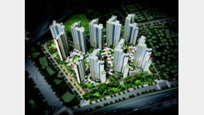 [화제의 분양현장]1597채 대단지 중소형 위주로 남향 배치