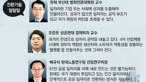 “공공일자리 공약은 시혜성 정책… 민간서 일자리 만들게 도와줘야”