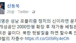 문재인 29% 안희정 19% 황교안 11%…신동욱 “文, 북한 헛발질 할수록 안희정 지지율 급등”