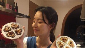“모양보다는 맛으로”…박수진, 배용준 위한 수제초콜릿 인증