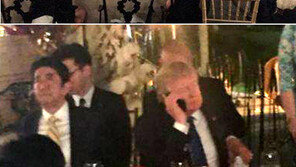 공개된 만찬장서 北미사일 논의… 트럼프 ‘보안 불감증’ 논란