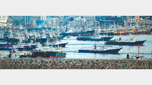 어선 100여척 “남해 바다모래 채취 더이상 안 된다” 해상 시위