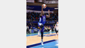 삼성생명 대체외인 해리스 ‘살과의 전쟁’