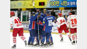 남자아이스하키, 카자흐스탄에 0-4 완패