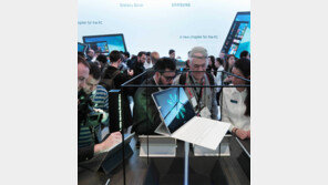 MWC 삼성 태블릿 체험 열기