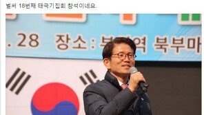 김문수 “태극기집회 연설, 고향의 정을 흠뻑 느꼈다”