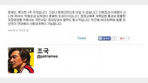 조국 “문재인, 확고한 1위…안희정·이재명 신나게 뛰고 박원순·김부겸 도와야 이겨”