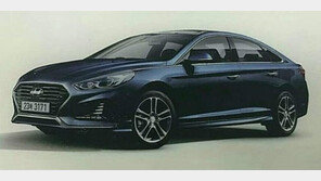 현대차 쏘나타 페이스리프트, 외관 유출… ‘그랜저’ 닮았네