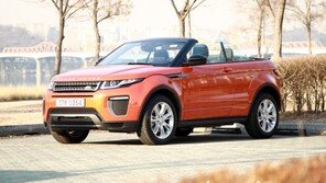 [시승기]레인지로버 이보크 컨버터블… ‘제짝’ 찾은 오픈탑 SUV
