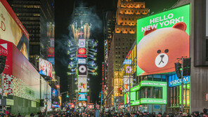 라인프렌즈, 뉴욕에 뜬다