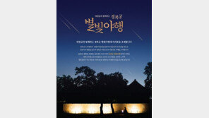 ‘경복궁 별빛야행’ 오늘(7일) 예매시작…예매처는?