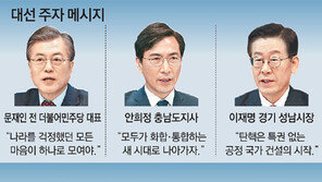 문재인 팽목항으로… 안희정은 도정에 집중