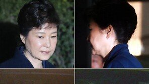 ‘서울구치소 도착’ 박근혜 전 대통령, 헝크러진 올림머리…실핀 영치·‘머그샷’도 찍어야