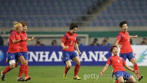 무승부 이룬 선수들, “여자축구 미래 걸렸다는 각오로 뛰었다”