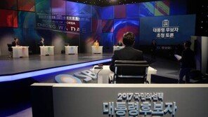 대선후보 합동 TV토론…서로 ‘우리 후보가 제일 잘했다’ 자평