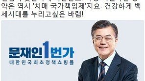 김진애 “‘문재인1번가’ 콘셉트, 웃음나게 하네…‘치매 국가책임제’ 어필” 