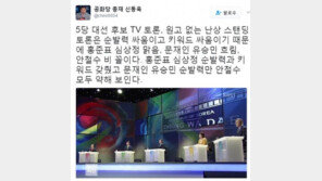 오늘밤 5당 대선 후보 TV 토론…신동욱 “순발력 있는 홍준표·심상정 맑음” 예상