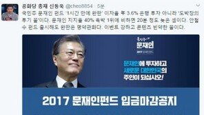 신동욱 “문재인 펀드, 3.6% 이자율 ‘도박장 투기 꼴’”