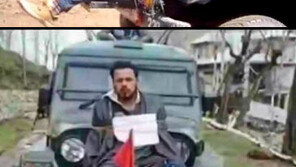 [영상]‘돌 던져봐’ 차량 앞에 주민 묶어 ‘인간 방패’ …軍의 만행