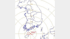 전남 여수시 남쪽 해역서 규모 3.2 지진…기상청 “피해 없을 듯”