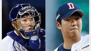 두산 배터리 양의지-함덕주, 분위기 반전을 이끌다