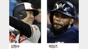 김현수 마수걸이 홈런… 테임즈 연타석 9, 10호