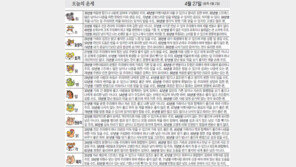 [오늘의 운세]4월 27일