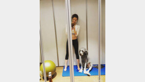 조성윤과 결혼 윤소이, 초밀착 트레이닝복 무결점 몸매…결혼식 옷태 기대