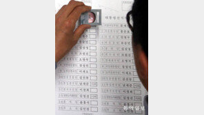 투표용지 인쇄… 남재준-김정선은 ‘사퇴’