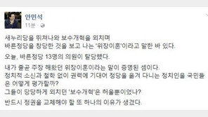 안민석 “바른정당 탈당, ‘위장이혼’이라는 말이 증명된 셈”