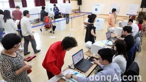 [동아포토]19대 대선 사전투표 실시