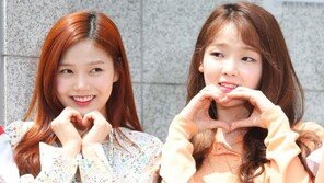 [동아포토]오마이걸 효정-승희, 투표사랑