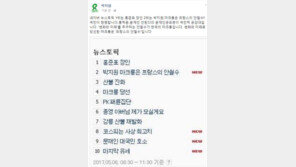 박지원 “뉴스토픽 1위는 홍준표 장인 2위는 마크롱은 프랑스의 안철수”