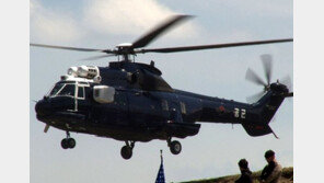 통합화력격멸훈련장의 기동헬기들