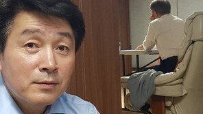 ‘文 안전벨트’ 기동민, 개표방송 보는 文 뒷모습 공개 “후보님? 대통령님? 대략난감”