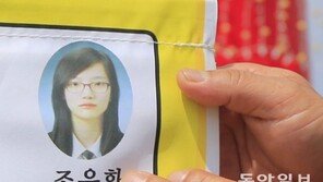 세월호 미수습자 조은화 양 유해 수습, 치아 상태로 신원 확인