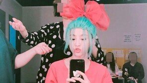 “부르마로 변신中”…정혜성, ‘SNL’ 비하인드 공개