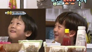 ‘슈퍼맨이 돌아왔다’ 서언·서준, 이휘재에 요리 대접 ‘감동’ 