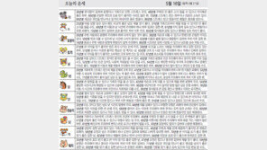 [오늘의 운세]5월 16일