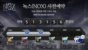 구글 출시 앞둔 '녹스' 사전예약 50만 돌파